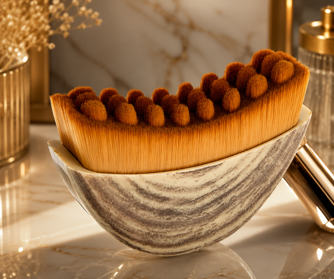 Brosse de massage lymphatique