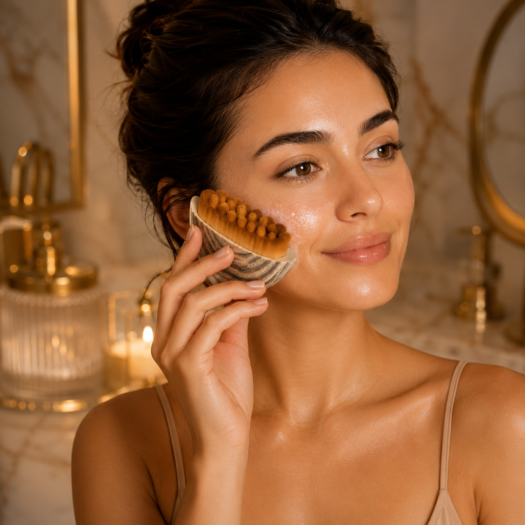 Brosse de massage lymphatique